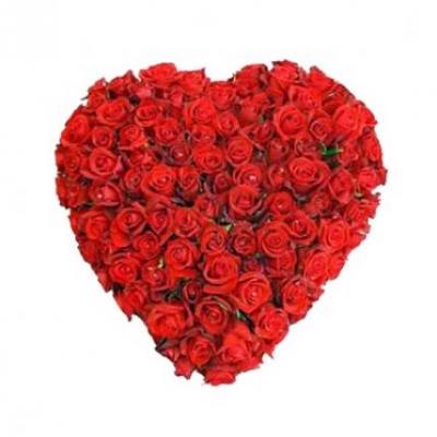 Red Roses Heart Arrangement Red Roses Heart Arrangement