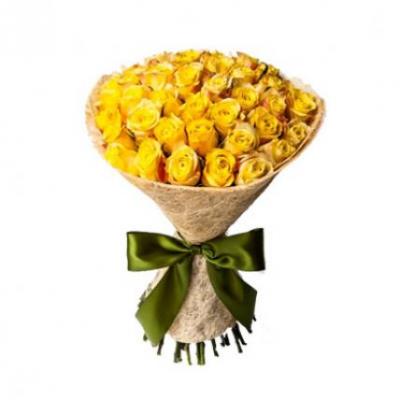 30 Yellow Roses Bouquet