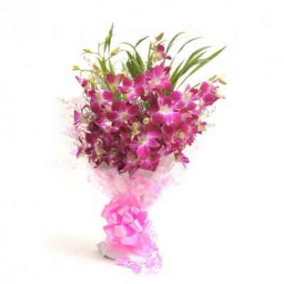 Pink Orchid Bouquet