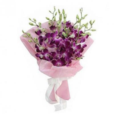 Purple Orchid Bouquet