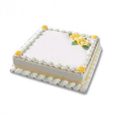 Square Vanilla Cake