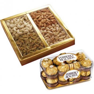 Dry Fruits With Ferrero Rocher