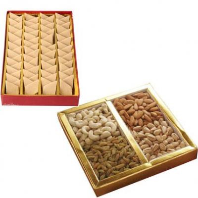 Mix Dry Fruits With Kaju Burfi