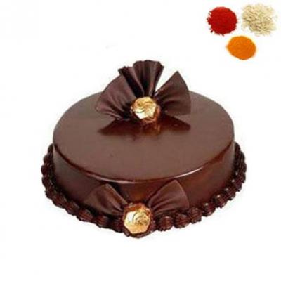 Chocolate Truffle Cake With Rolli Tikka Chocolate Truffle Cake With Rolli Tikka