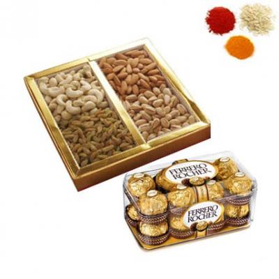 Rolli Tikka With Dry Fruits, Chocolates Rolli Tikka With Dry Fruits, Chocolates