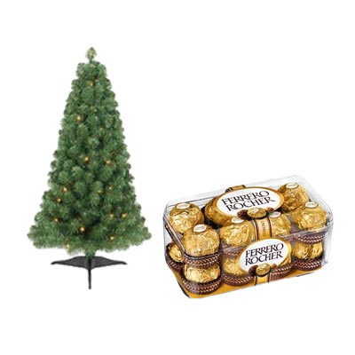 Christmas Tree With Ferrero Rocher