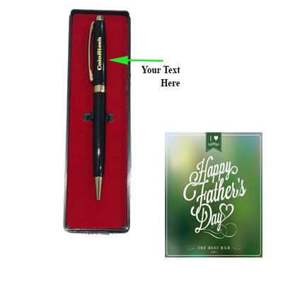 Personalized Pen & Fathers Day Card