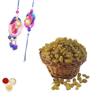 Bhai Bhabhi Rakhi with Raisins