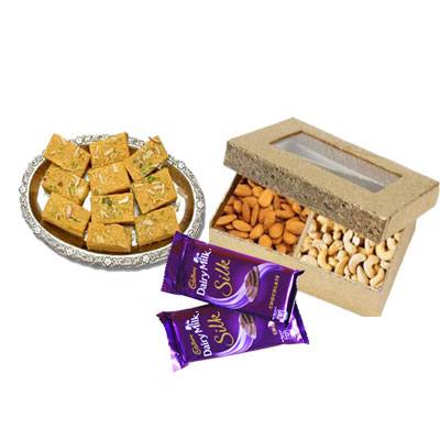 Soan Papri with Dry Fruits & Chocolates