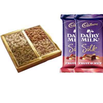 Mixed Dry Fruits with Dairy Milk Silk Mixed Dry Fruits with Dairy Milk Silk