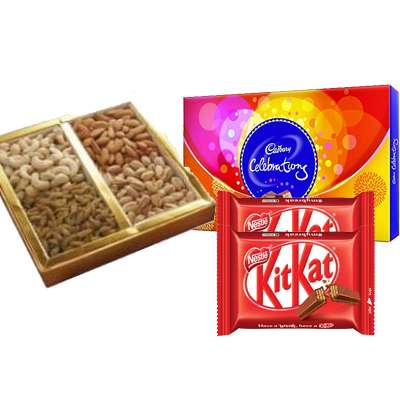 Mixed Dry Fruits with Kitkat & Celebration