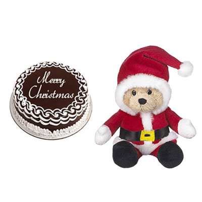 Christmas Cake with Santa Claus Christmas Cake with Santa Claus