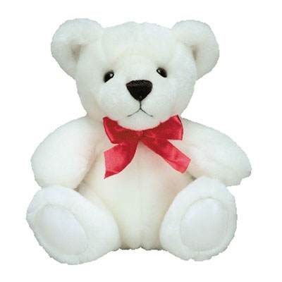 24 Inch White Teddy Bear