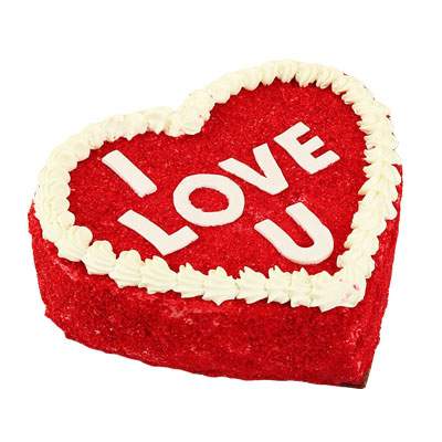 I love you Red Velvet Cake