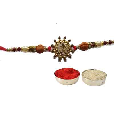 Beautiful Om Rakhi For Brother Beautiful Om Rakhi For Brother