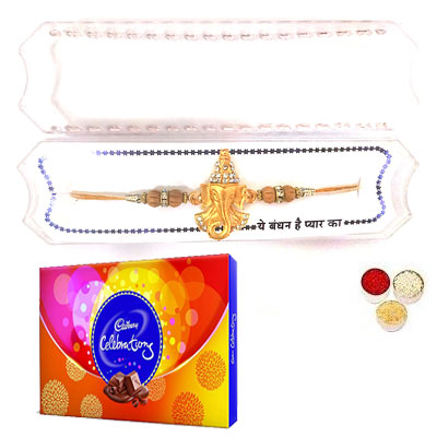 Shri Ganesha Rakhi With Celebration