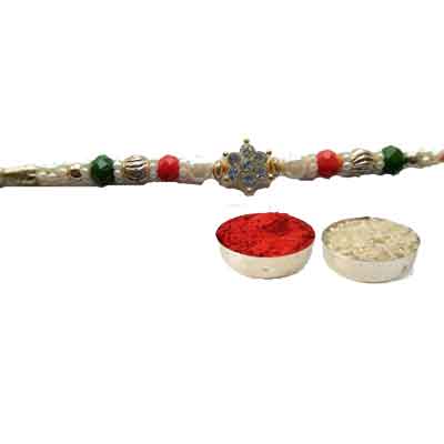 Pearl Rakhi for Brother