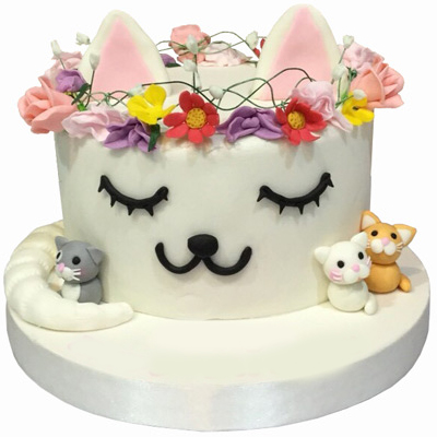 Cartoon Cat Cake Cartoon Cat Cake