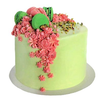 Pistachio Fondant Cake