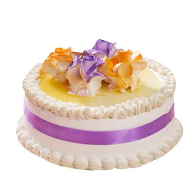 Ribbon Vanilla Cake