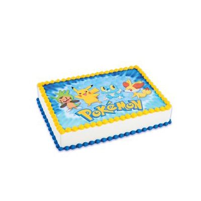 Pineapple Pokemon Square Cake