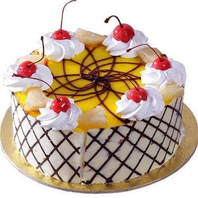 Round Pineapple Cake