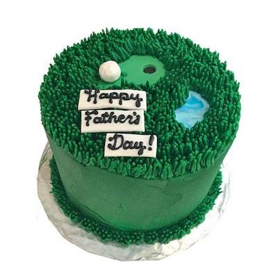 Delicious Happy Fathers Day Fondant Cake