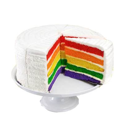 Most Delicious Rainbow Cake
