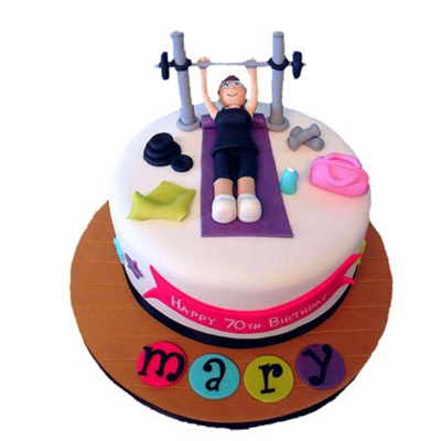 Vanilla Gym Cake