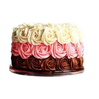 Savory Rose Design Cake