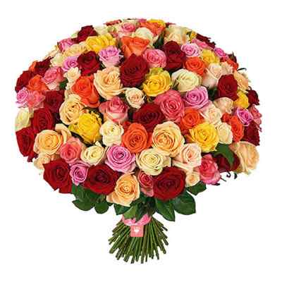 75 Mix Roses Bouquet 