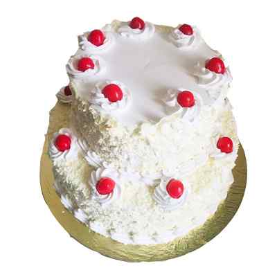 Vanilla Flavored Two Tier Cake Vanilla Flavored Two Tier Cake